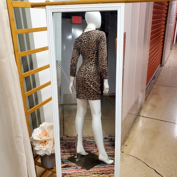 Zara Animal print mini dress - Picture 2 of 8